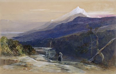 Mount Athos by Edward Lear
